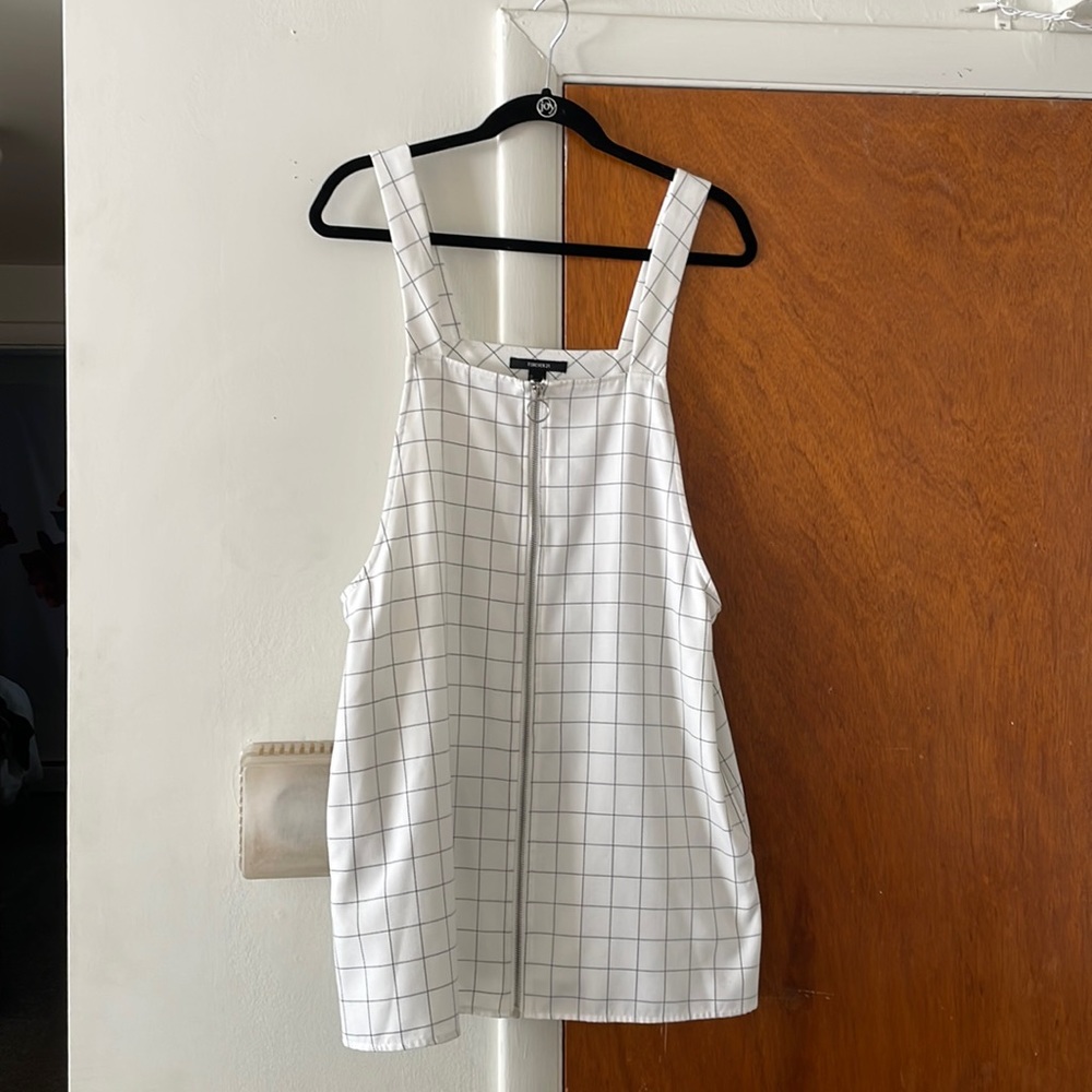 B&W BOXY ZIP DRESS